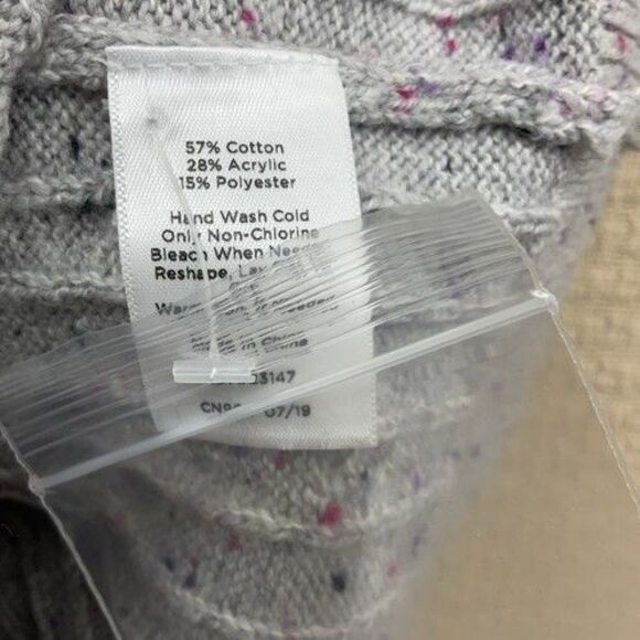 NWT Talbots Gray Cable Knit Long Sleeve CrewNeck Sweater Women Plus Size 3X - Picture 3 of 11